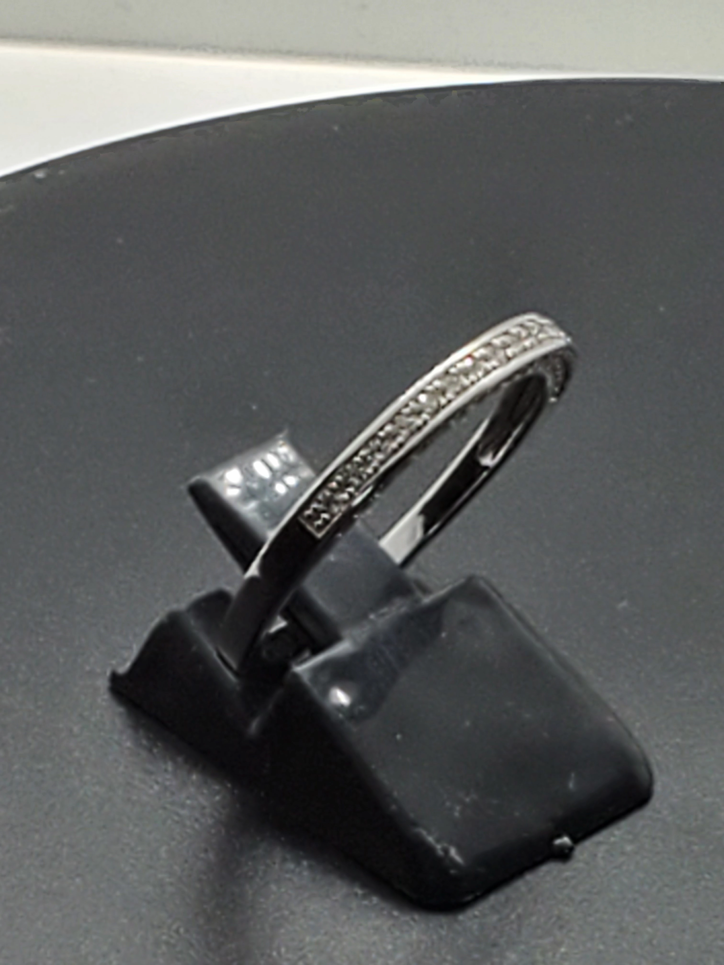 Assembly Required Exhibition Piece 0.52ct Brilliant Cut Bridal Band Diamond Simulated 925 Sterling Silver Anniversary Rings SKU:00237