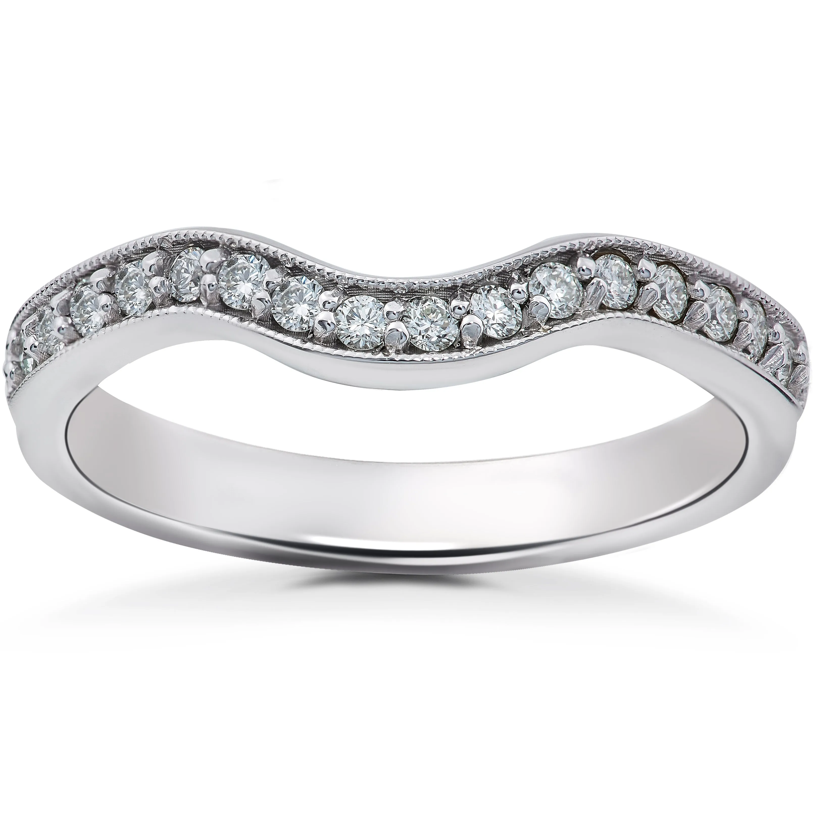 1 ct Diamond Lab Grown Eco Friendly Vintage Engagement Ring & Wedding Band 14k
