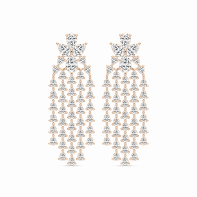 10 ?/? ctw Pear Lab Grown Diamond Chandelier Drop Earrings Premium accessory