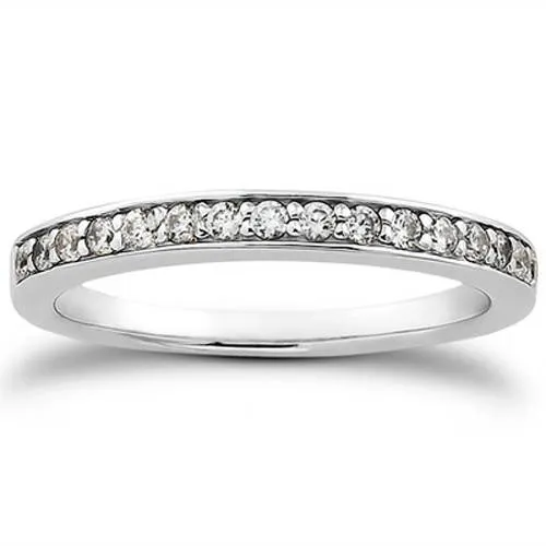 1/2ct Diamond Engagement Matching Wedding 14K White Gold Ring Set