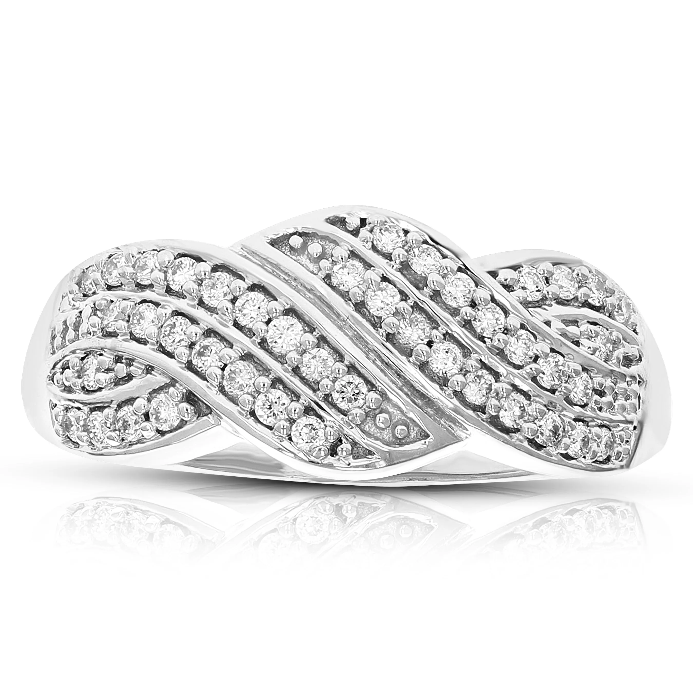 1/4 cttw Round Cut Lab Grown Diamond Engagement Ring For Women .925 Sterling Silver