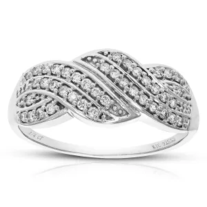 1/4 cttw Round Cut Lab Grown Diamond Engagement Ring For Women .925 Sterling Silver
