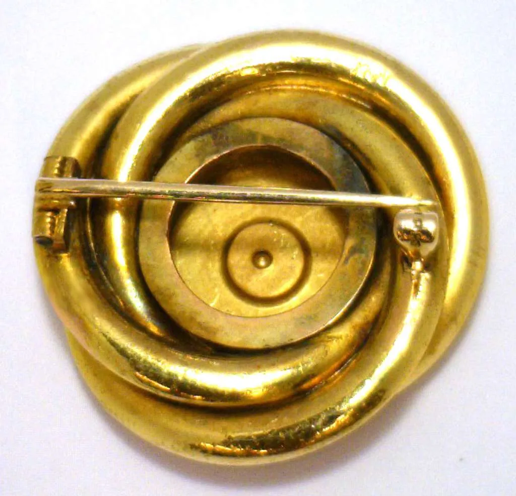14kt yellow gold brooch