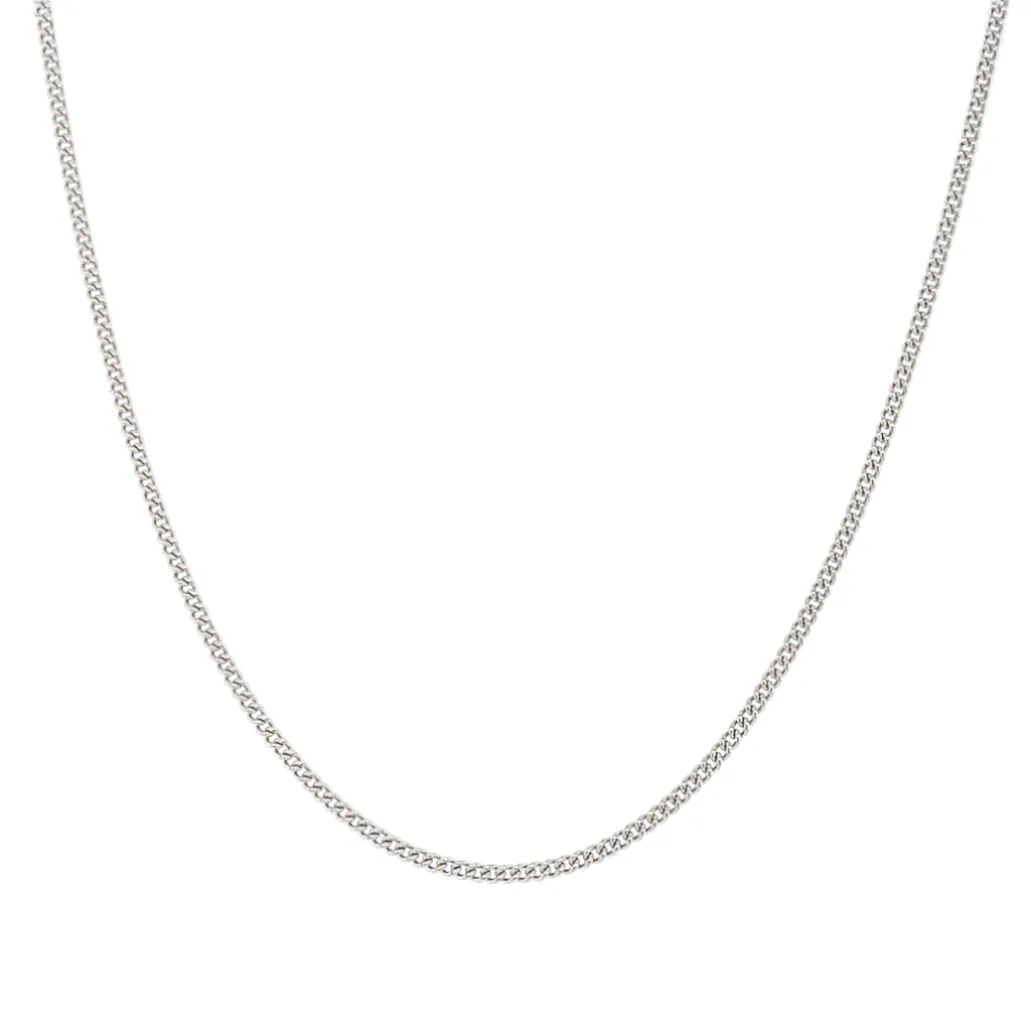 18" 1mm Curb Chain Necklace