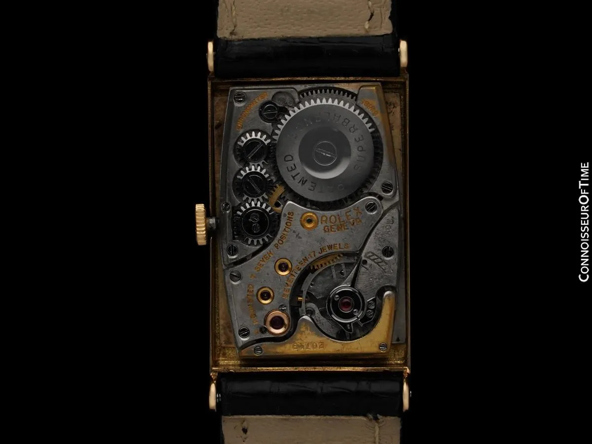 1946 Rolex Vintage Mens "Prince Elegante" Dress Watch - 14K Gold