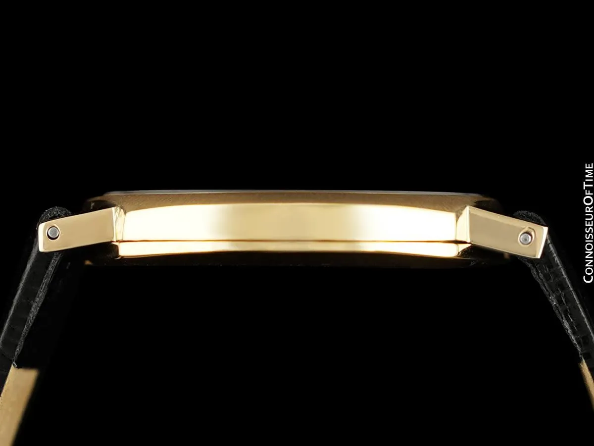 1976 Rolex Cellini Vintage Mens Handwound Dress Watch, Ref. 3804 - 18K Gold