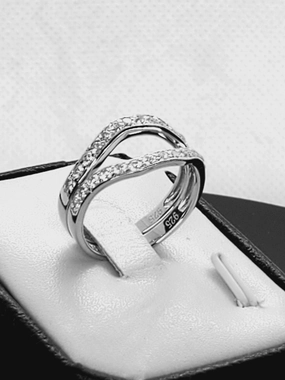 Pastel Shade 1ct Brilliant Cut Bridal Curve Wedding Band Engagement Ring Diamond Simulated 925 Sterling Silver Anniversary Ring SKU:00222