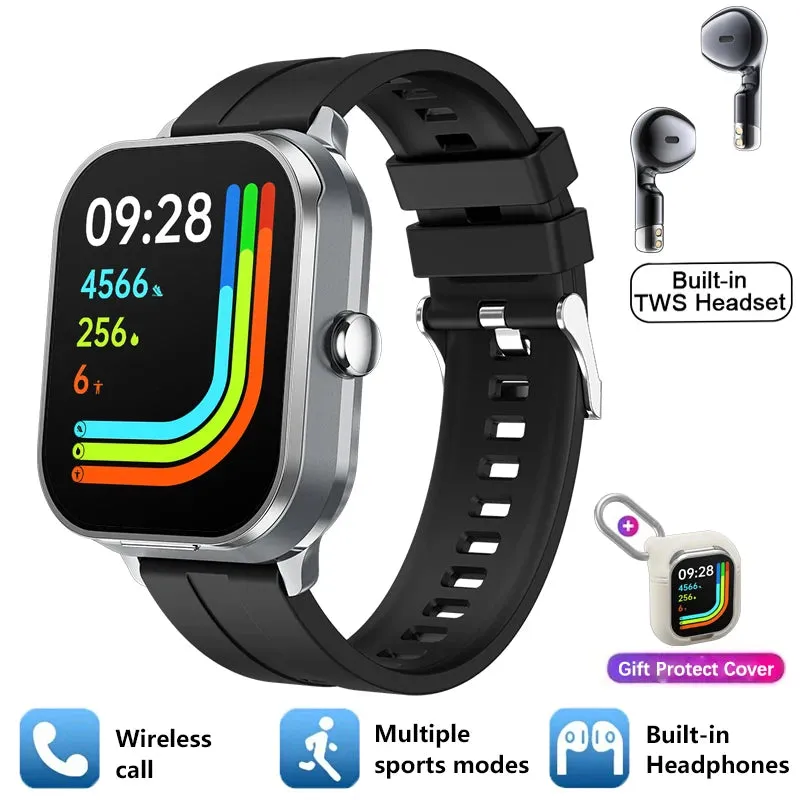 2-in-1 Bluetooth Smartwatch Earphones – TikTok Sensation
