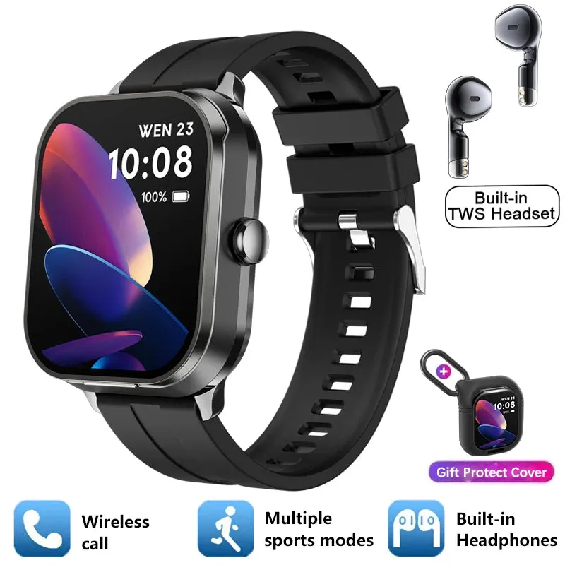 2-in-1 Bluetooth Smartwatch Earphones – TikTok Sensation
