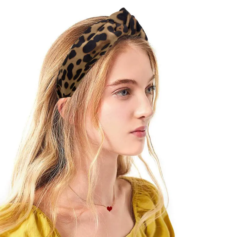2 Pack Bow Knotted Wide Headbands