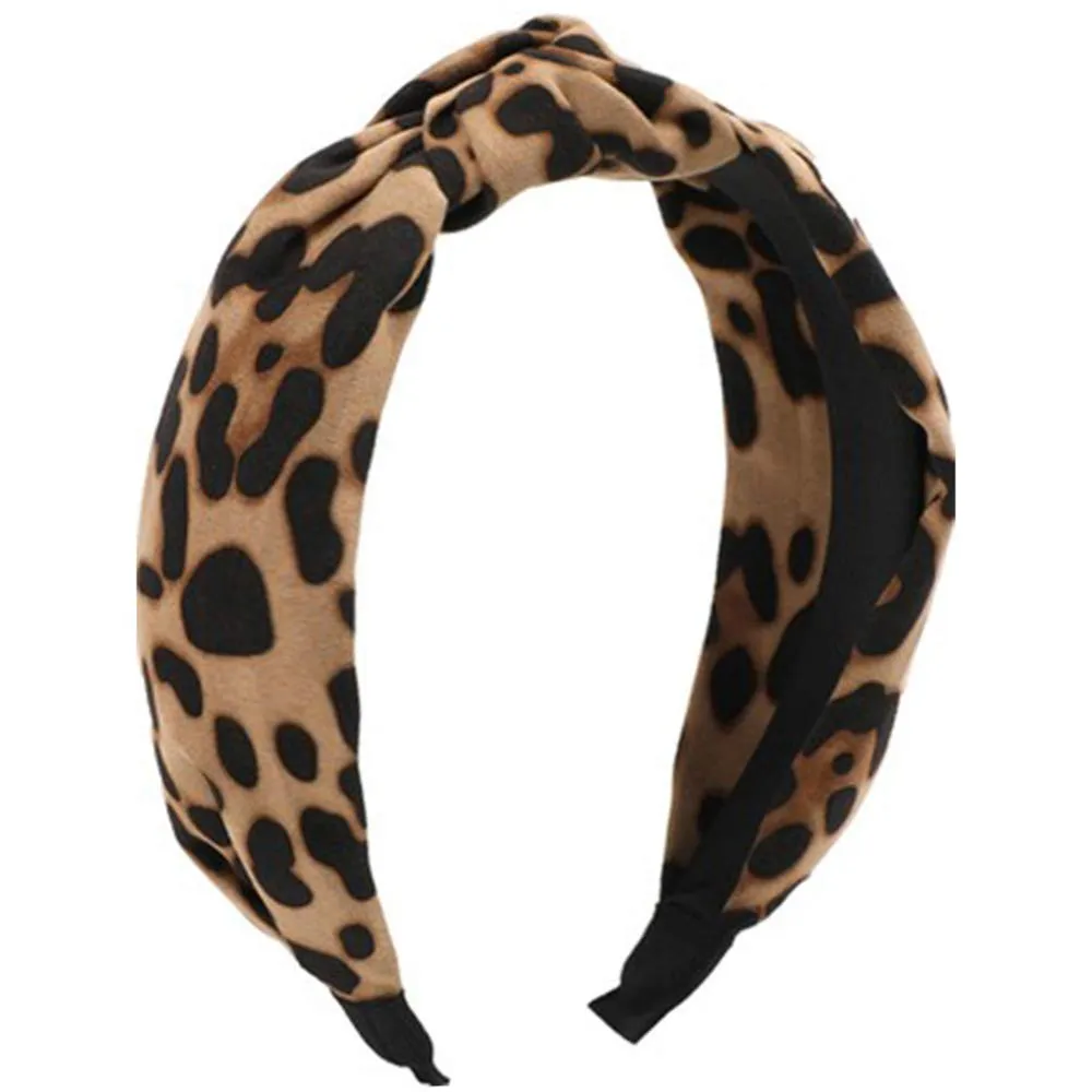 2 Pack Bow Knotted Wide Headbands