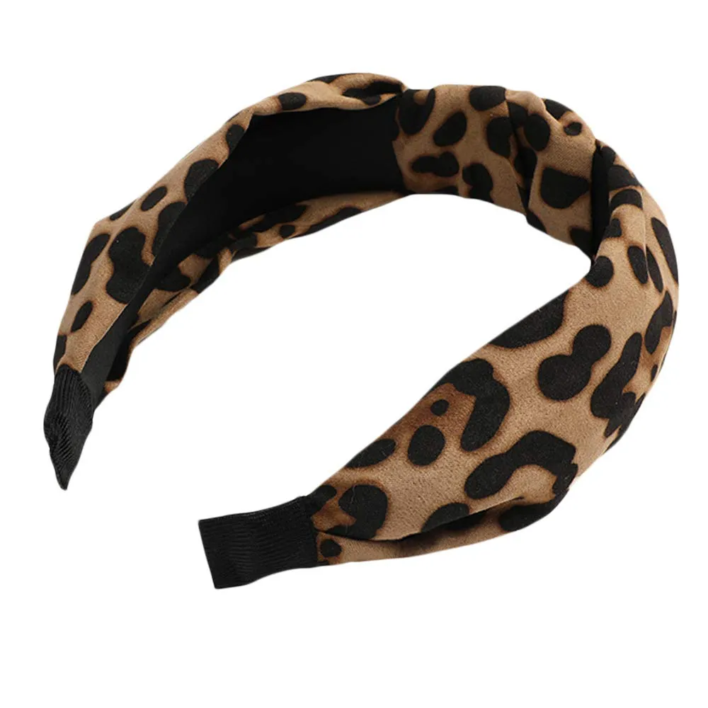 2 Pack Bow Knotted Wide Headbands