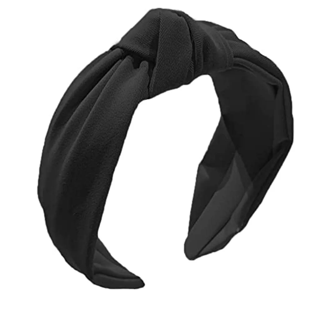 2 Pack Bow Knotted Wide Headbands
