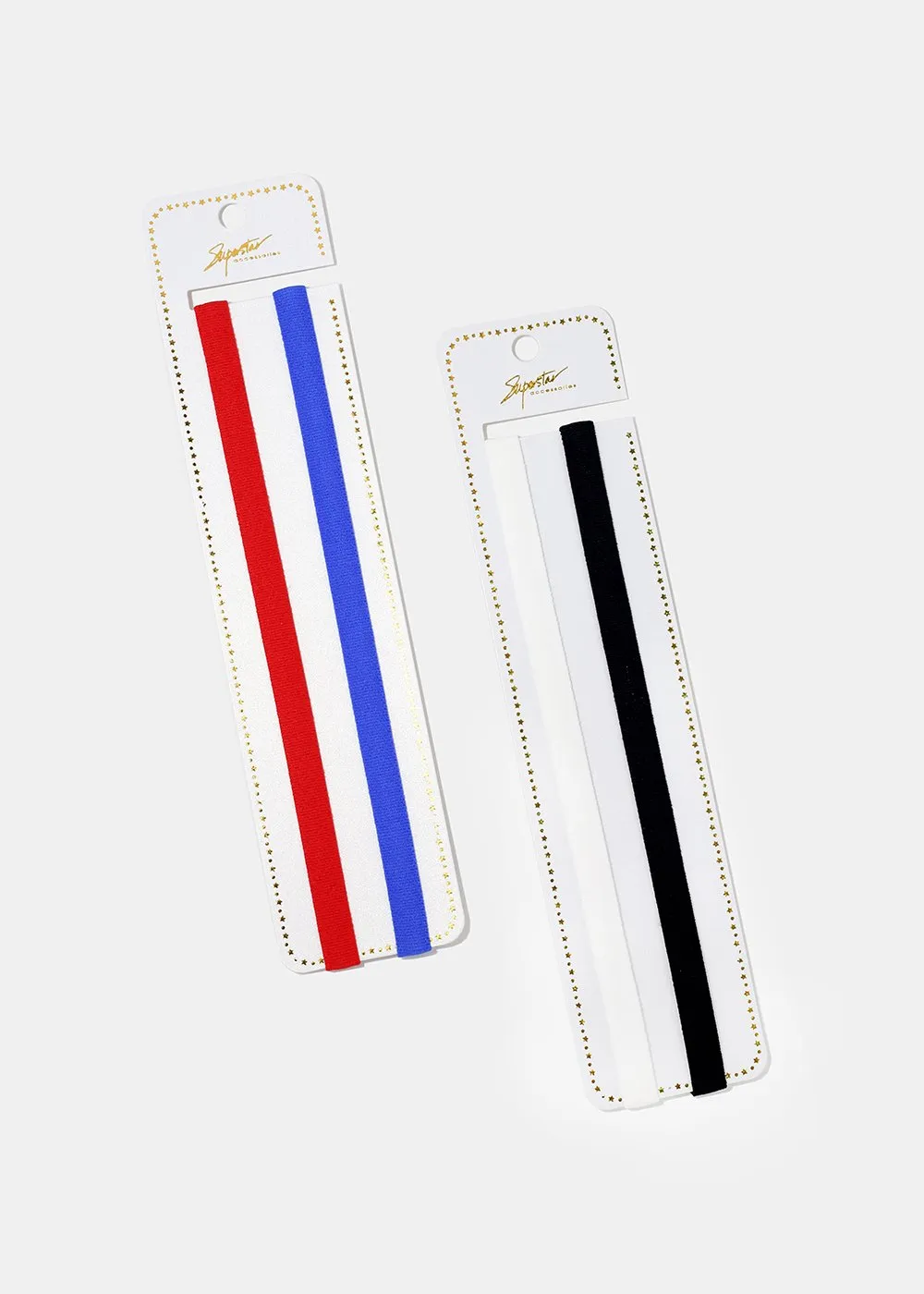 2-Pair Thin Stretch Headbands