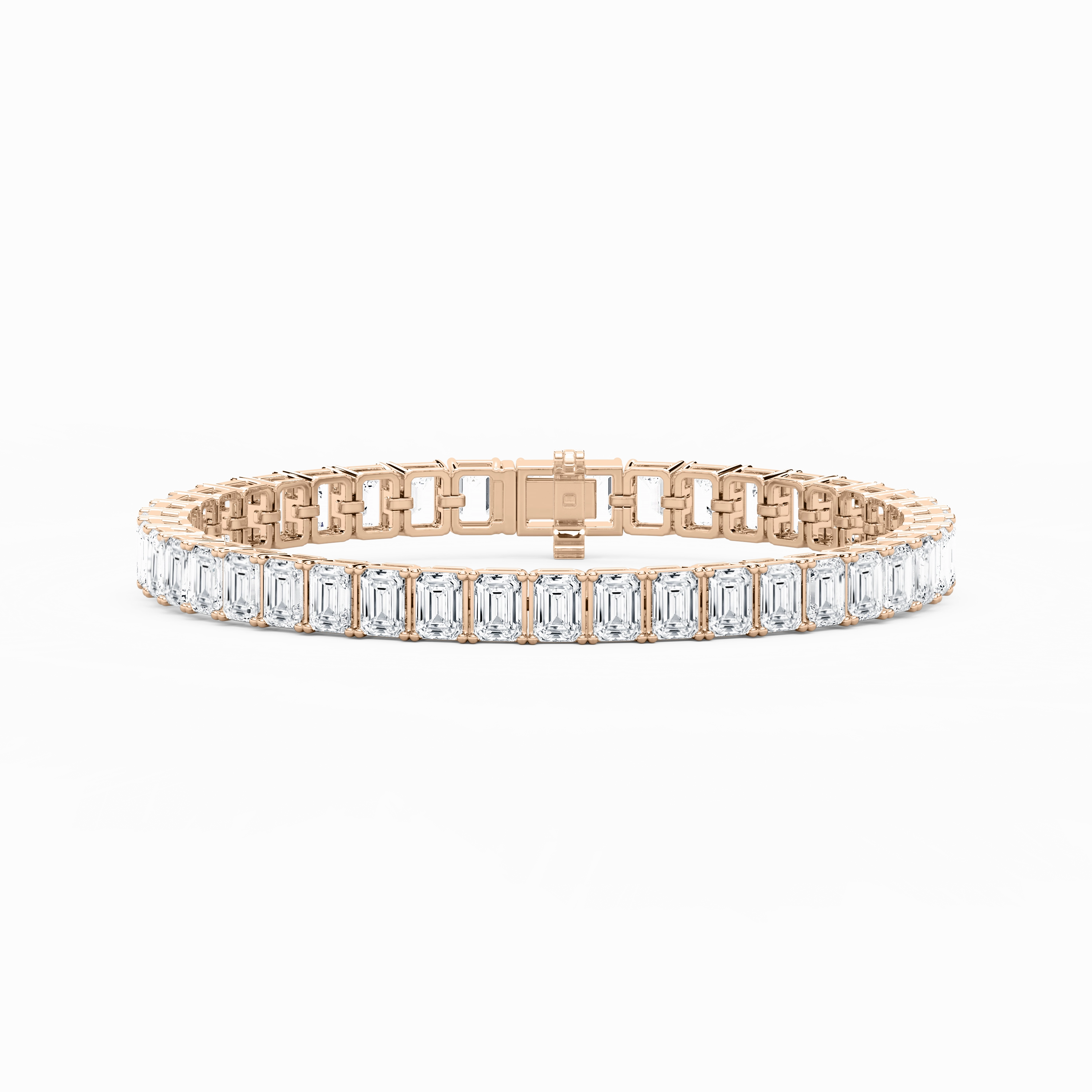 21 ctw Emerald Lab Grown Diamond Classic Tennis Bracelet  - 7 Inches Ancestral Legend Rare Sight