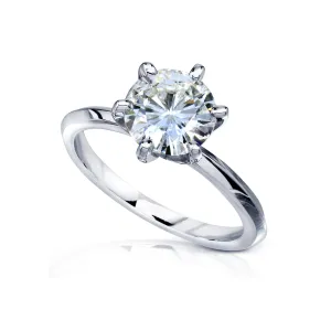 2ct Saber Ring