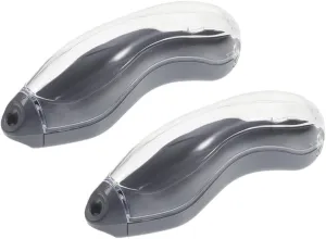 2Pcs Transparent Protective Case for Swim Goggles Eyewear Container for Travel and Outdoor Activities Durable and Scratch Resistant Design