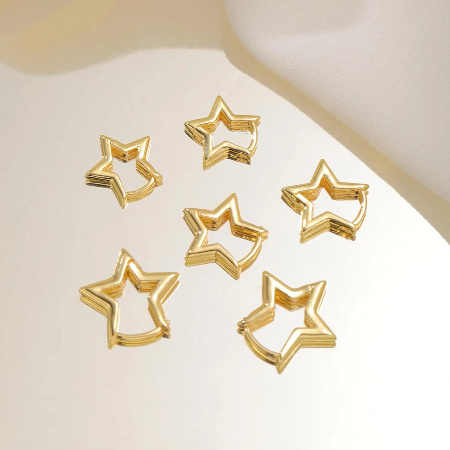 3 Pairs Silver Huggie Hoop Earrings Set Gold Huggie Earrings for Women Lightweight Hypoallergenic Heart Hoops Earrings Set Jewelry