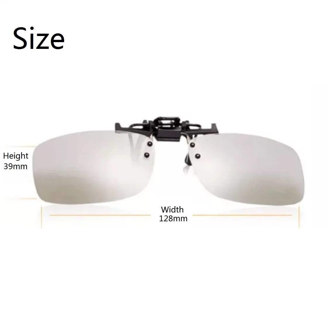 3D  Spectacles Glasses Clip-on Glasses for RealD & IMAX 3000B