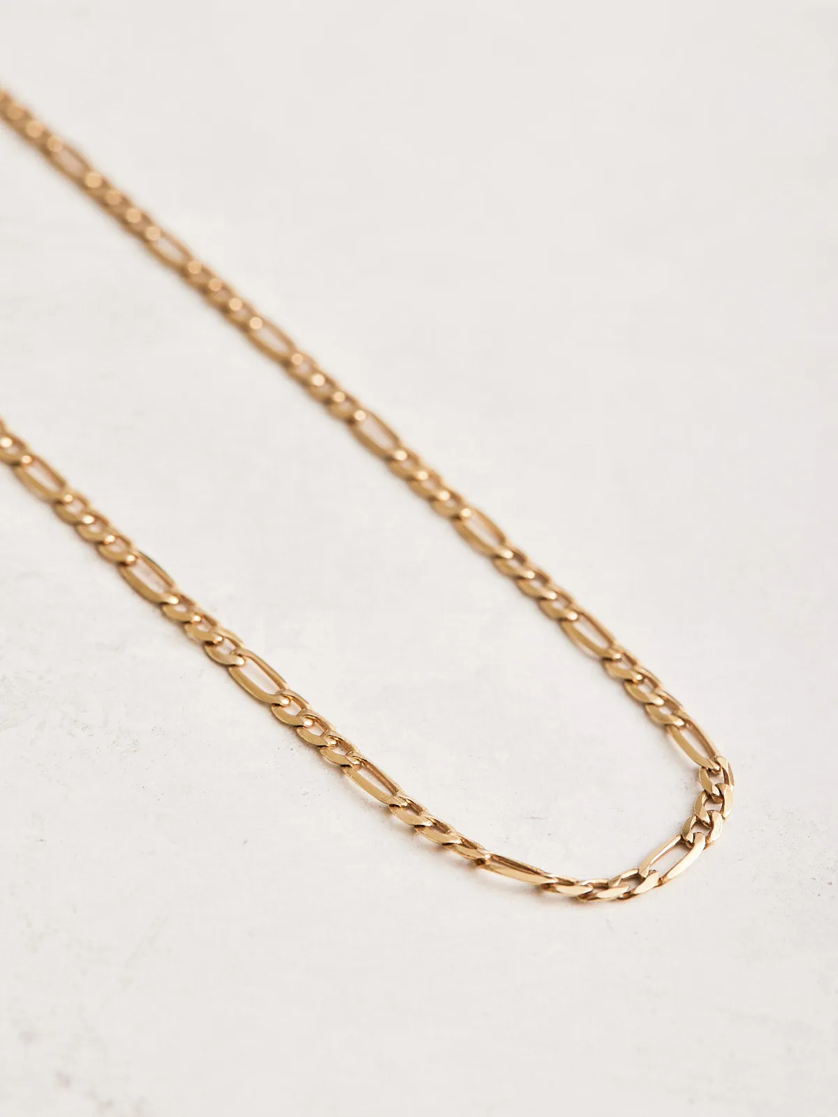 3mm Figaro Chain Necklace