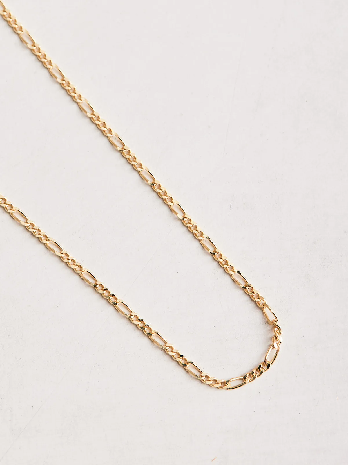 3mm Figaro Chain Necklace