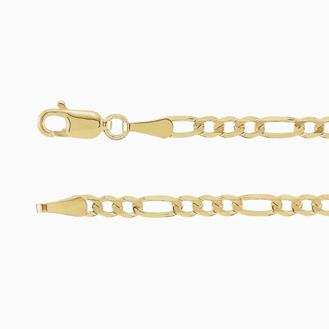 3mm Figaro Chain Necklace