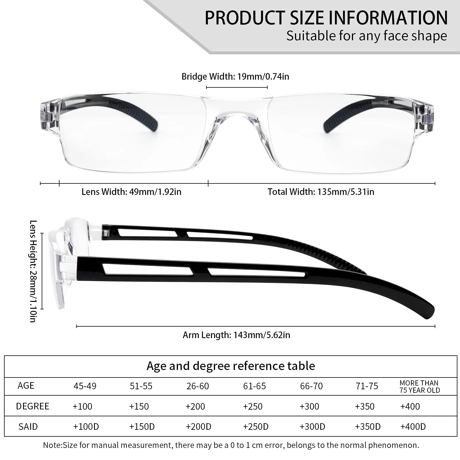 4 Pack Rimless Reading Glasses Blue Light Blocking,Clear Lens Quality Computer Readers for Men and Women (4 Mix, 1.75) 4 Mix 1.75 x