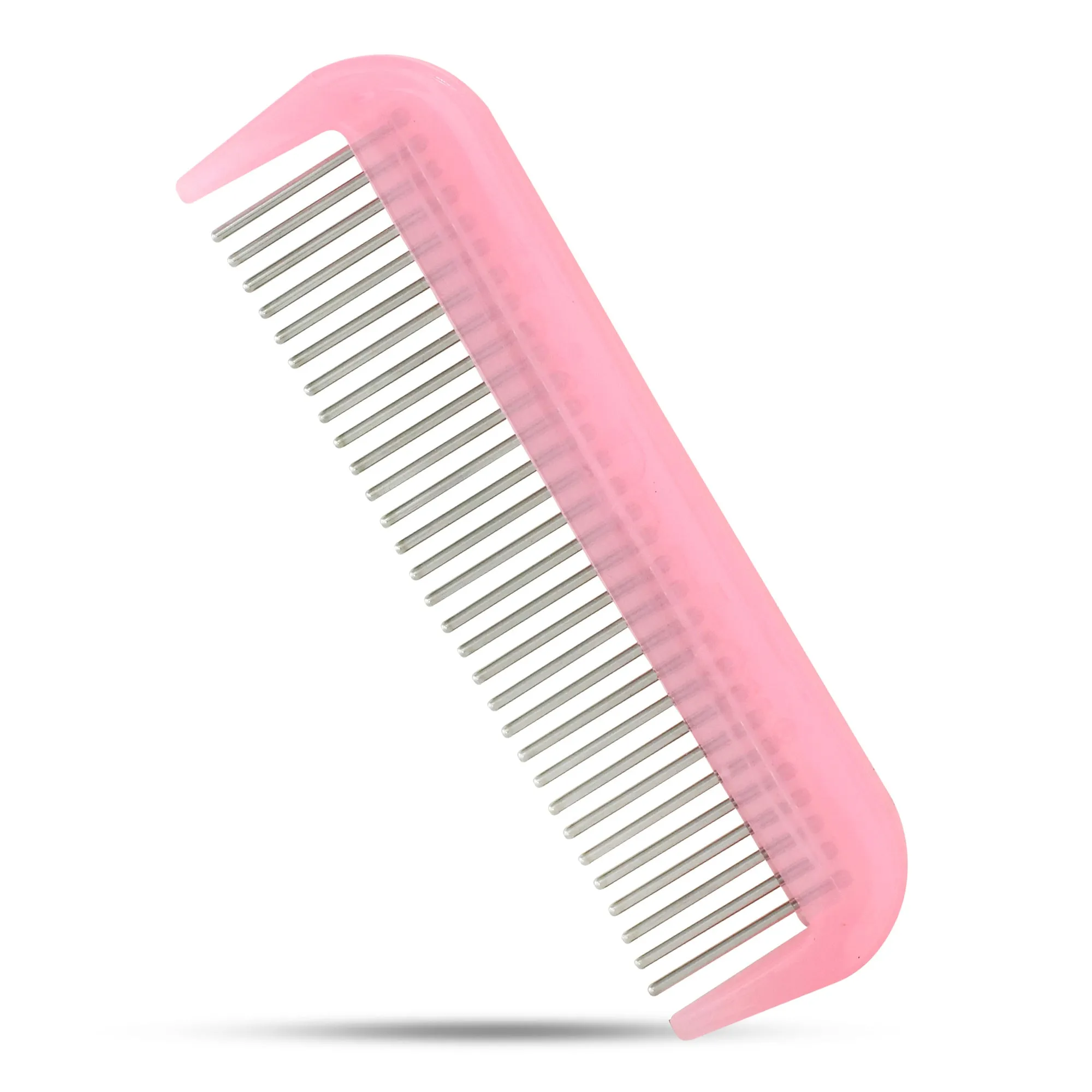 4" Mini Comb with Stainless-Steel Rotating Teeth. Best Gift!