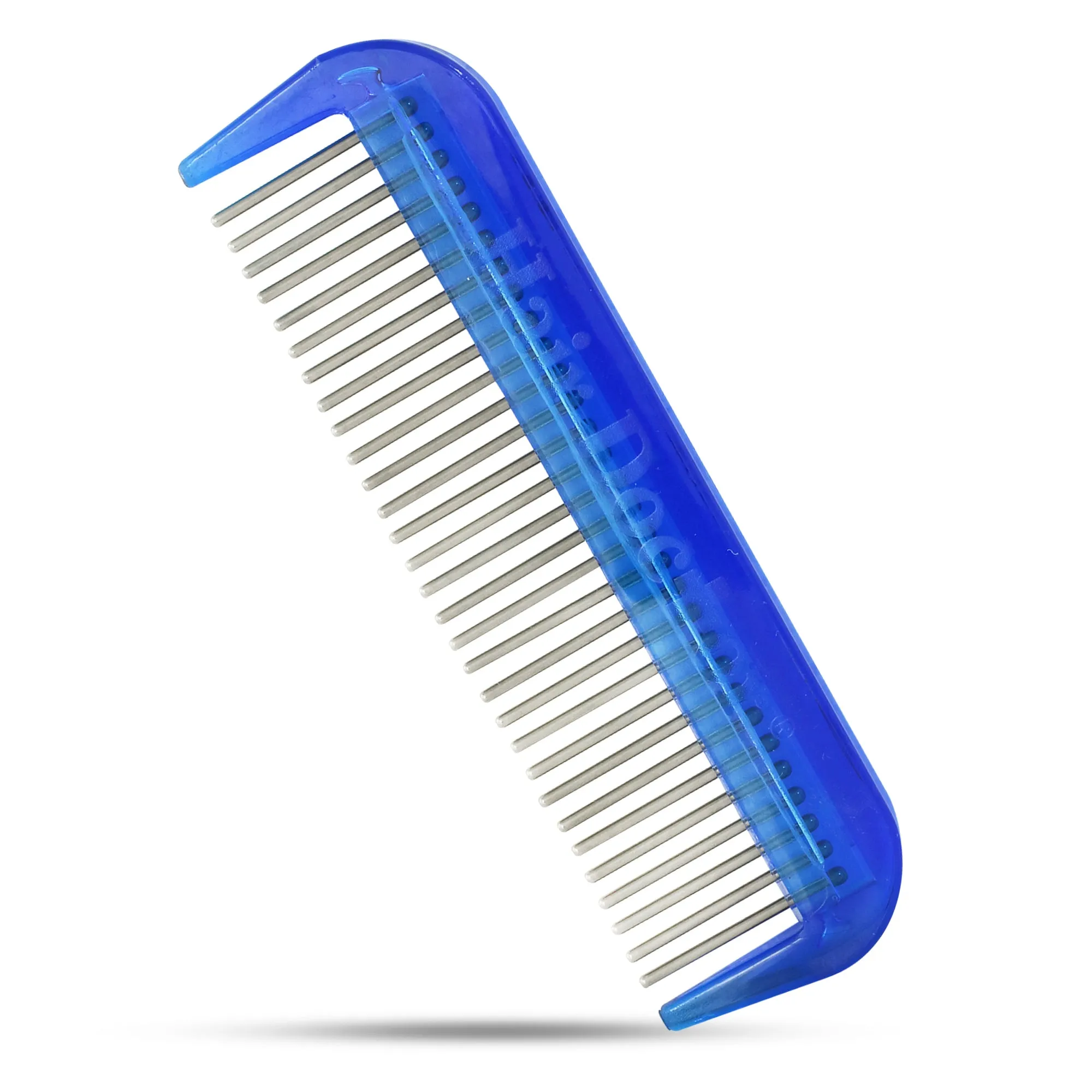 4" Mini Comb with Stainless-Steel Rotating Teeth. Best Gift!