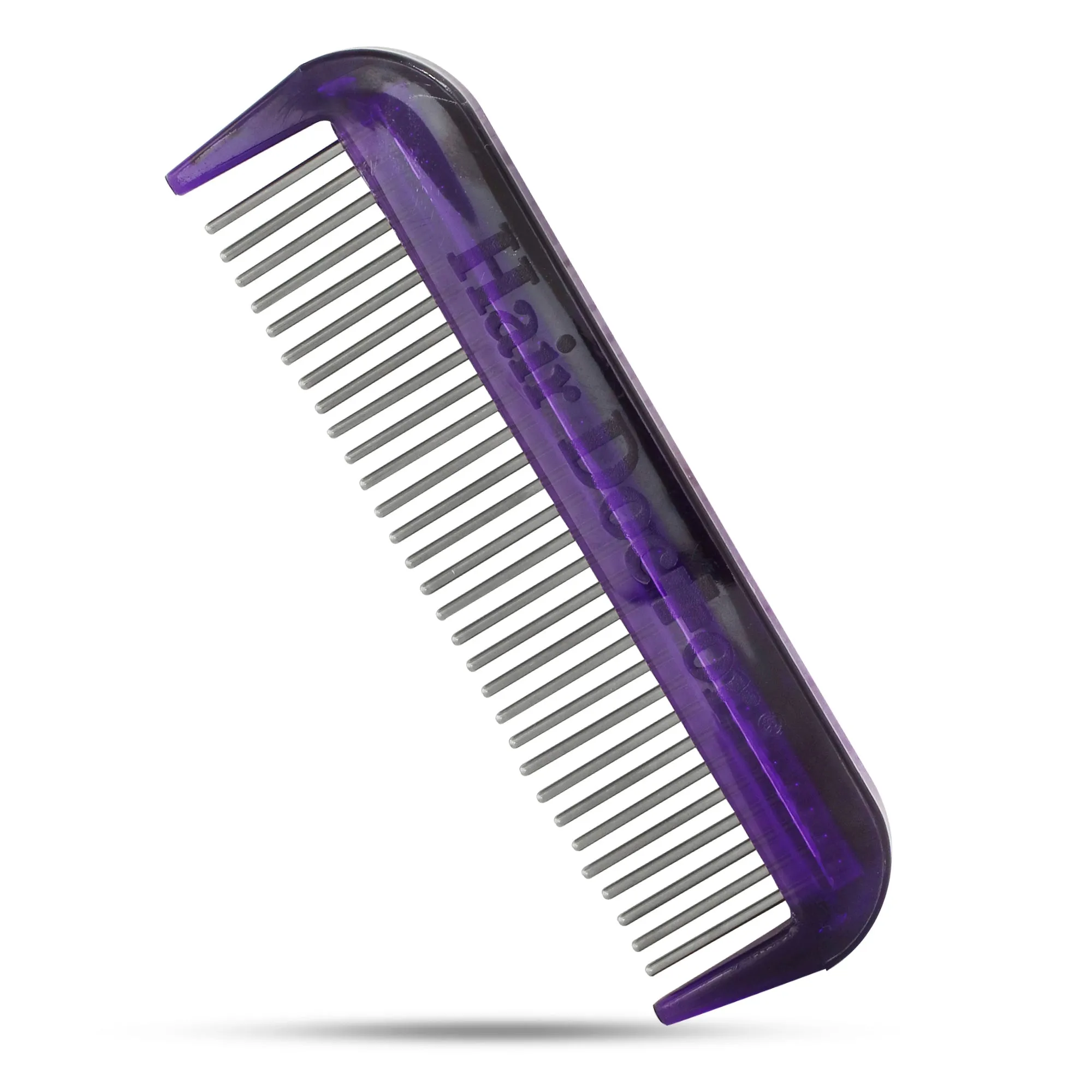 4" Mini Comb with Stainless-Steel Rotating Teeth. Best Gift!