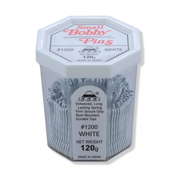 555 Bobby Pins No.1200 1.5" White