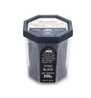 555 Jumbo Roller Pins No.7000 3" Black