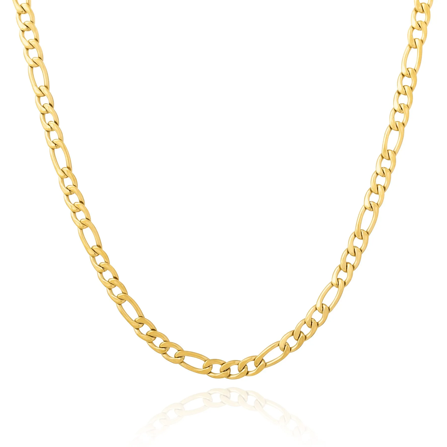 6mm Figaro Chain (Gold)