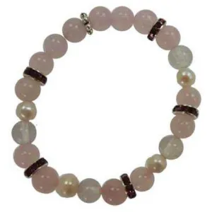 8mm Rose Quartz/ Quartz