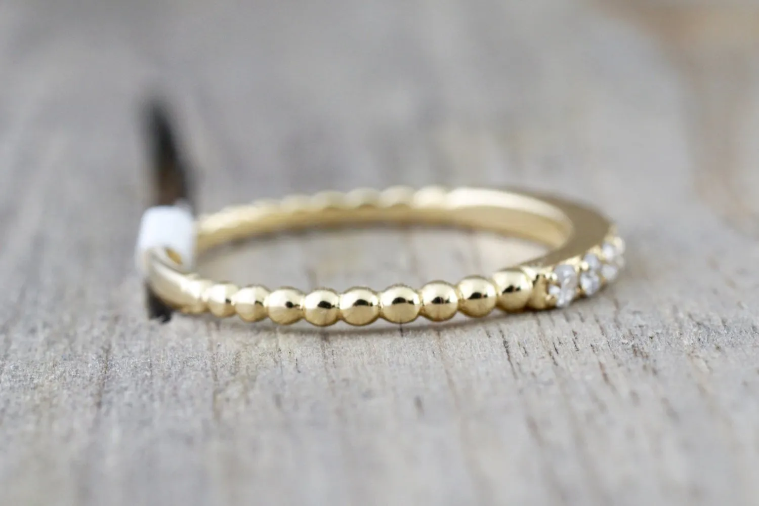 9 Diamond Bead Band