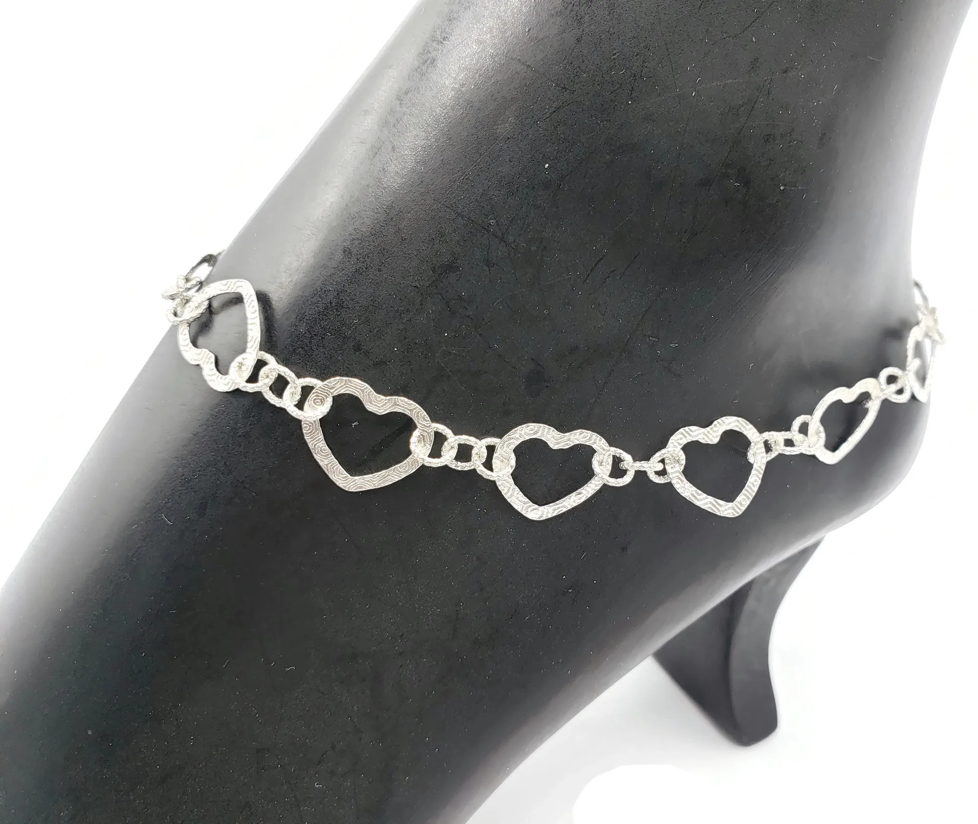 925 Sterling Silver Anklet - #13