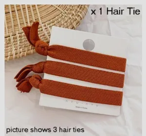 A Dreadz Elastic Hair Tie (Rust) x 1