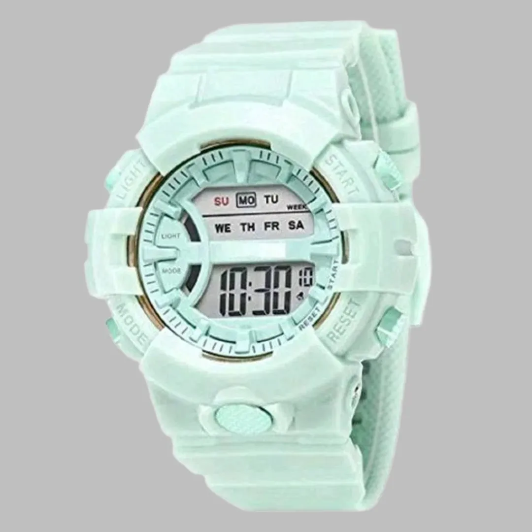 Acnos Attractive unisex stylish Digital Watch multifunction sockproof.