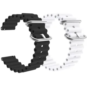 ADAMO 22mm Watch Strap compatible for Phoenix Ultra/Phoenix/Pulse 2/Xtend Pro/Xtend Call and ALL 22mm wristwatch and smartwatches P26BIN09-P26BIW09