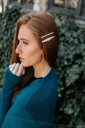 adeline pearl hair clip set