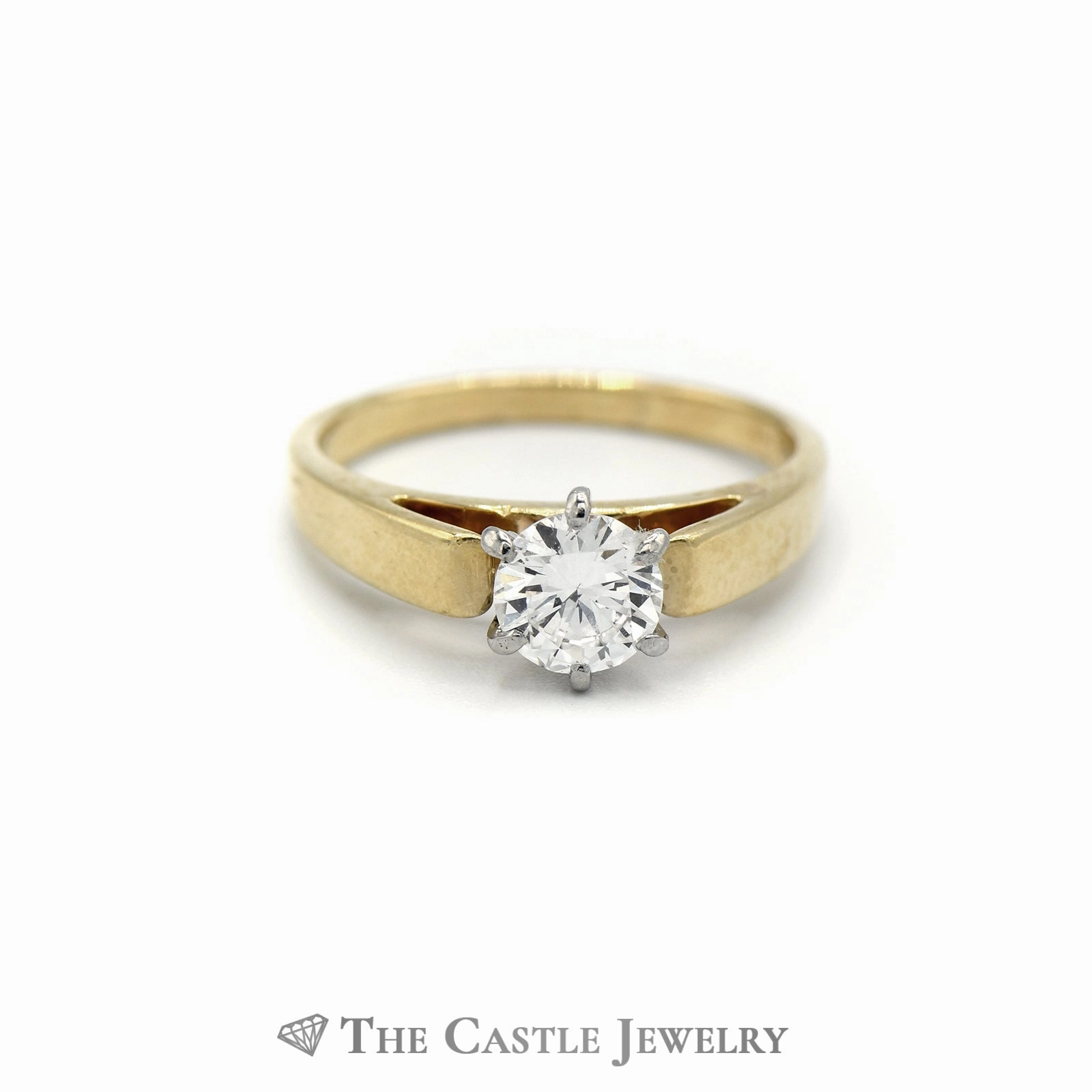 Trendsetter Jewelry Youth Gift Round Brilliant Cut .63ct Diamond Solitaire Engagement Ring