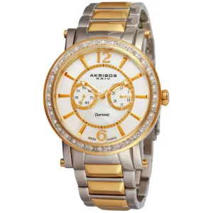 Akribos Xxiv Ultimate Mother of Pearl Dial Men's Watch AK465YG