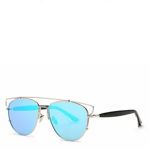Alessa Aviator Sunglasses - Blue