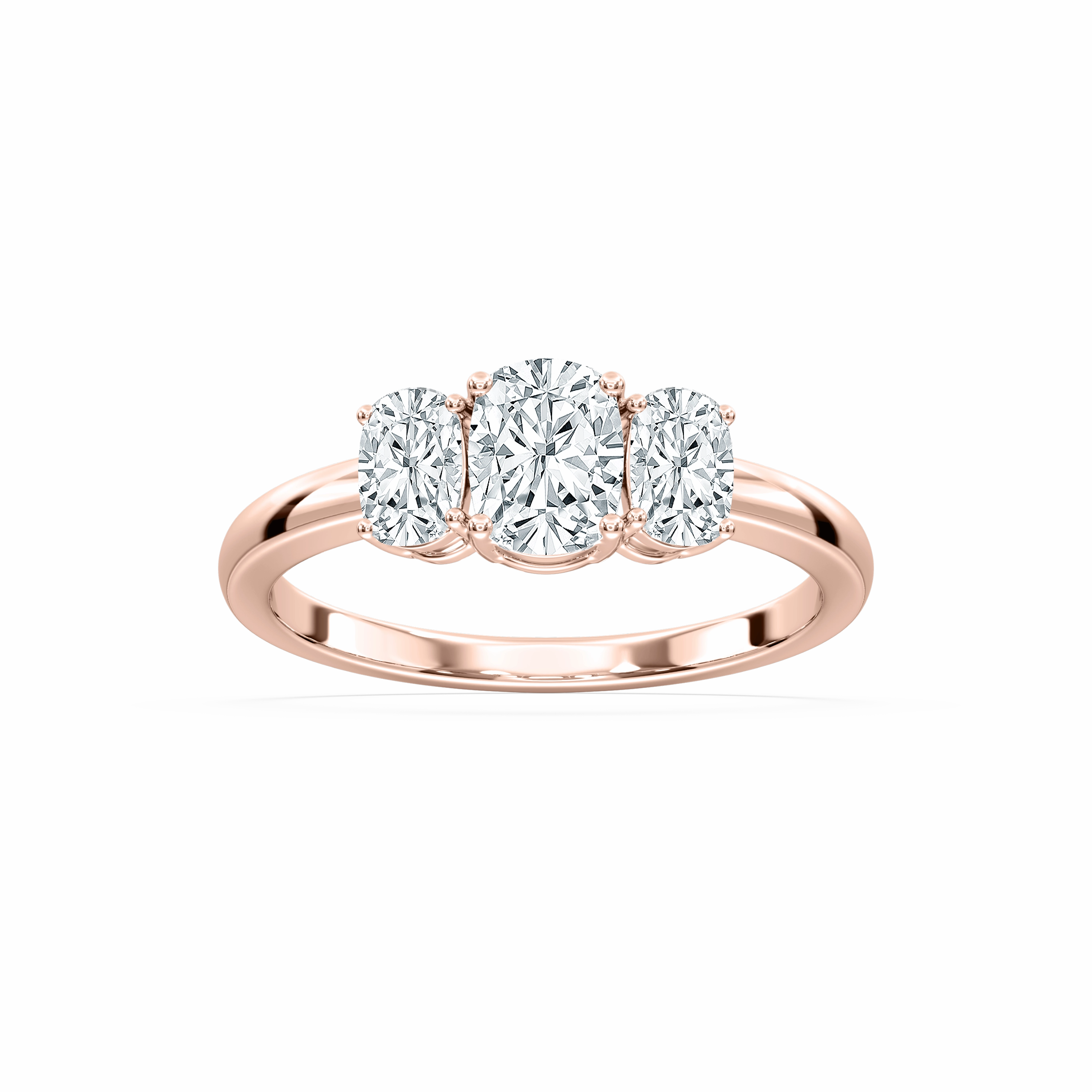 Alexa 2 ctw Cushion Lab Grown Diamond Basket Three Stone Engagement Ring Exquisite Statement Luxury Texture