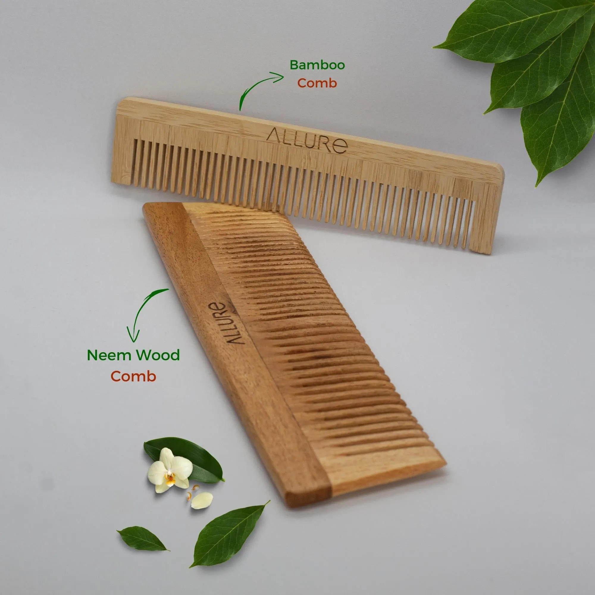 Allure Wooden Neem Comb CB-01 CR-01