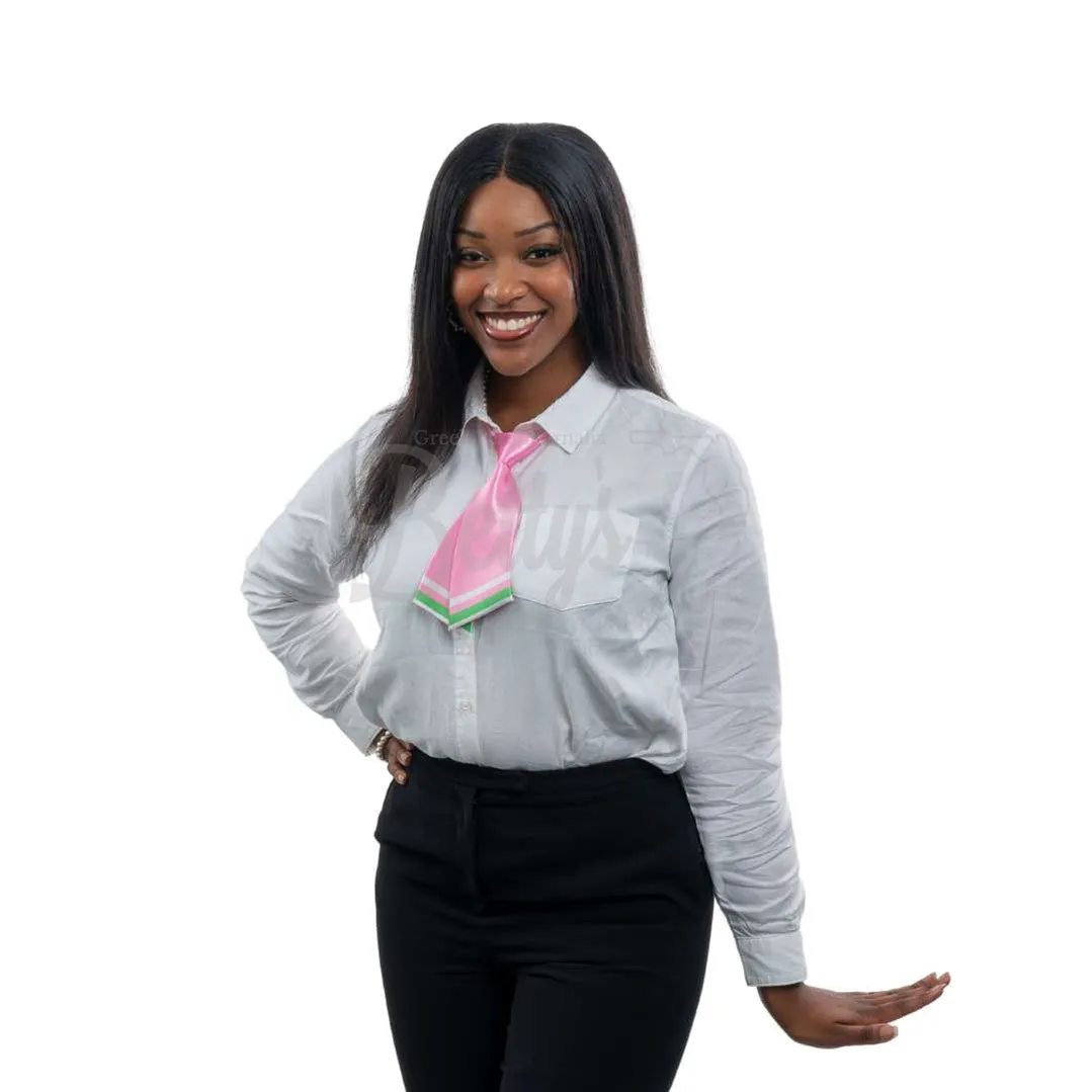 Alpha Kappa Alpha AKA Pink & Green Bowtie
