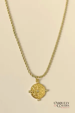 Always Find Your Way Compass Necklace