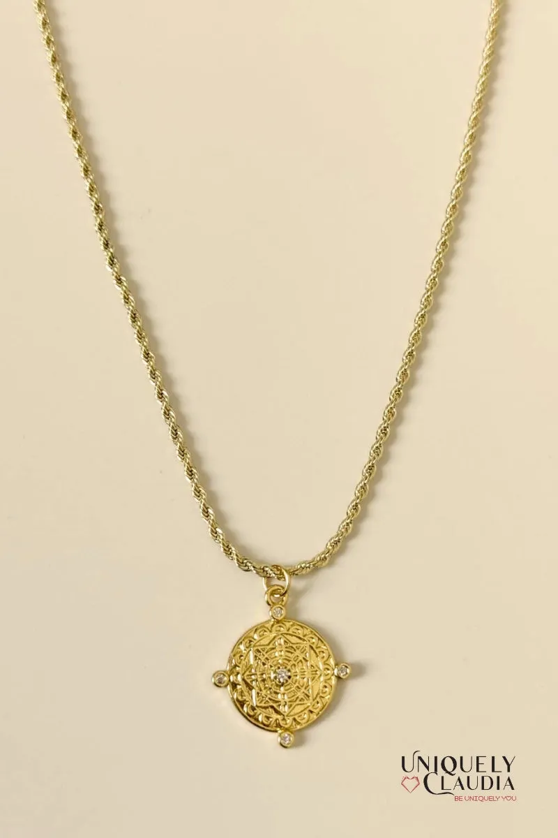 Always Find Your Way Compass Necklace