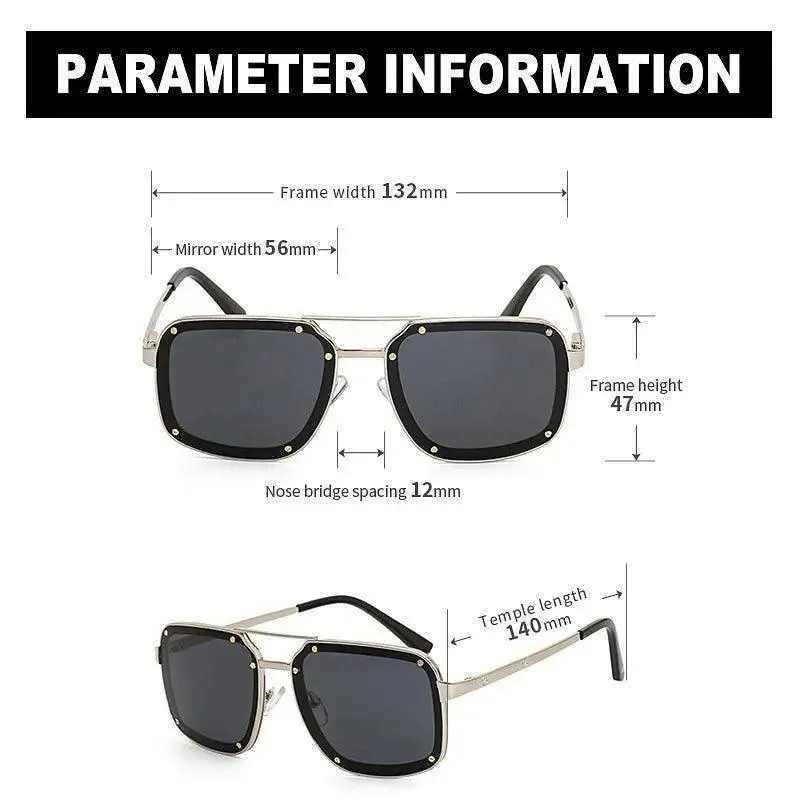 American Retro Square Sunglasses