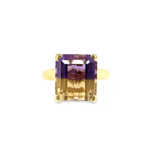 Ametrine Cocktail Ring